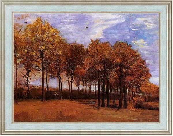 Постер Осенний пейзаж 6 с типом исполнения На холсте в раме в багетной раме NA053.0.114