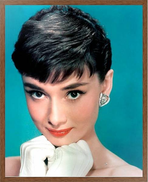 Постер Hepburn, Audrey (Sabrina) 9 с типом исполнения На холсте в раме в багетной раме 1727.4310