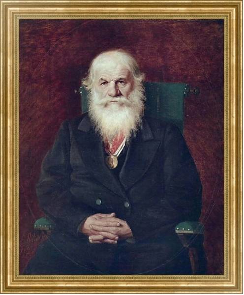 Постер Портрет Ивана Камынина. 1872 с типом исполнения На холсте в раме в багетной раме NA033.1.051