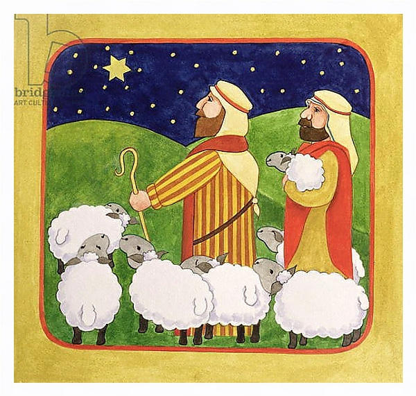 Постер The Shepherds 2 с типом исполнения На холсте в раме в багетной раме 221-03