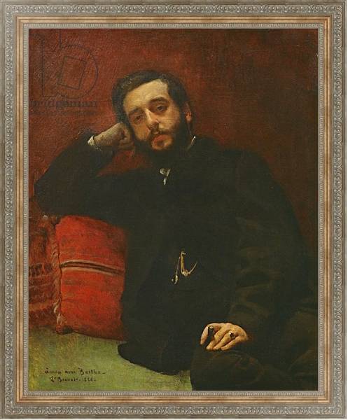 Постер Portrait of Adrien Barthe, 1866 с типом исполнения На холсте в раме в багетной раме 484.M48.310