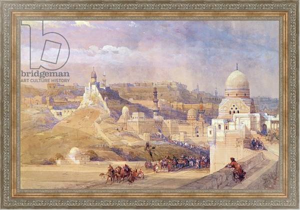 Постер The Citadel of Cairo, Residence of Mehmet Ali, 1842-49 с типом исполнения На холсте в раме в багетной раме 484.M48.310