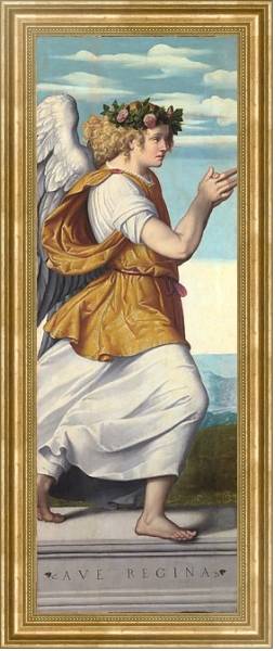 Постер Поклоняющийся ангел 2 с типом исполнения На холсте в раме в багетной раме NA033.1.051