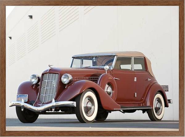 Постер Auburn 851 Salon Phaeton Sedan '1935 с типом исполнения На холсте в раме в багетной раме 1727.4310