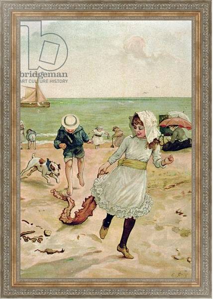 Постер Children and Seaweed from Sunbeams с типом исполнения На холсте в раме в багетной раме 484.M48.310