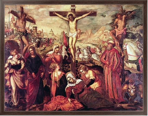 Постер Crucifixion 2 с типом исполнения На холсте в раме в багетной раме 221-02