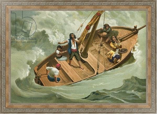 Постер Leibniz in a boat on the Adriatic с типом исполнения На холсте в раме в багетной раме 484.M48.310