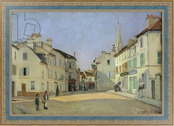 Постер Rue de la Chaussee at Argenteuil, 1872 с типом исполнения На холсте в раме в багетной раме 484.M48.685