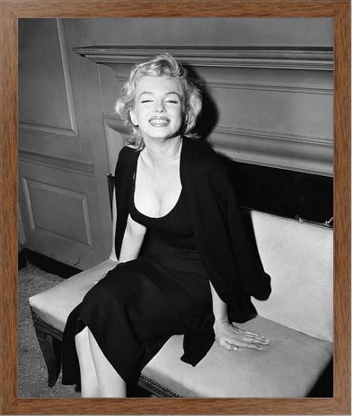 Постер Monroe, Marilyn 80 с типом исполнения На холсте в раме в багетной раме 1727.4310