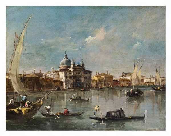 Постер Венеция - Джудекка и Зителле с типом исполнения На холсте в раме в багетной раме 221-03
