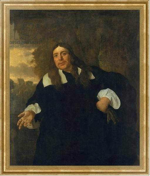 Постер Self Portrait, 1662 с типом исполнения На холсте в раме в багетной раме NA033.1.051