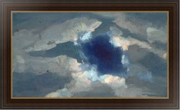Постер Этюд облаков. 1936 с типом исполнения На холсте в раме в багетной раме 1.023.151