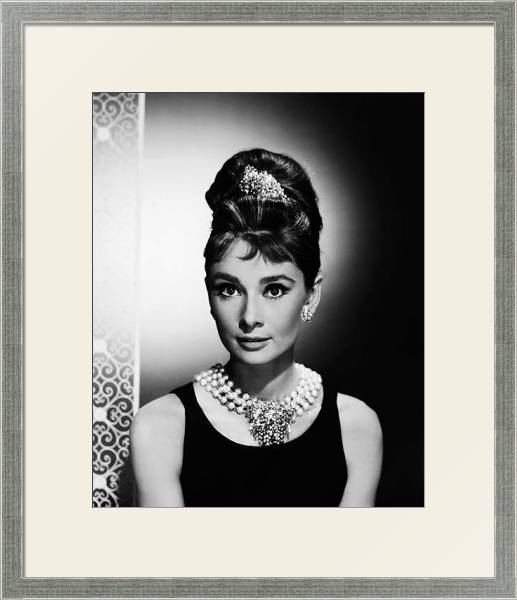 Постер Хепберн Одри 138 с типом исполнения Под стеклом в багетной раме 1727.2510