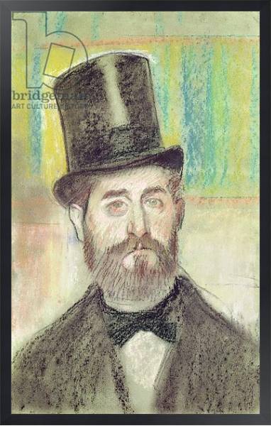 Постер Man in an Opera Hat с типом исполнения На холсте в раме в багетной раме 1727.8010