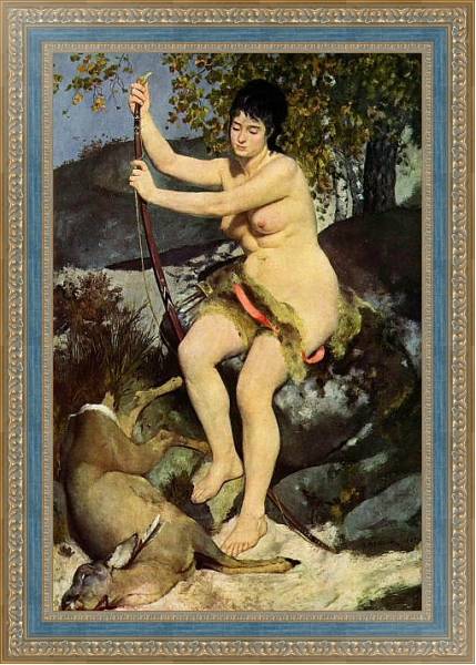 Постер Диана-охотница 2 с типом исполнения На холсте в раме в багетной раме 484.M48.685