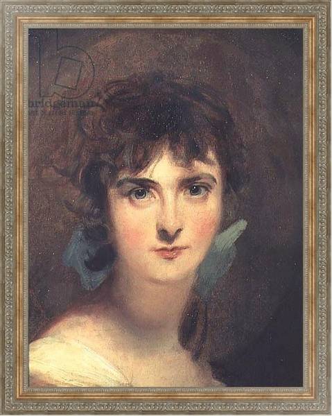 Постер Portrait of Sally Siddons с типом исполнения На холсте в раме в багетной раме 484.M48.310