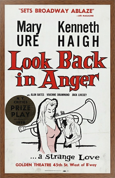 Постер Look back in anger с типом исполнения На холсте в раме в багетной раме 1727.4310