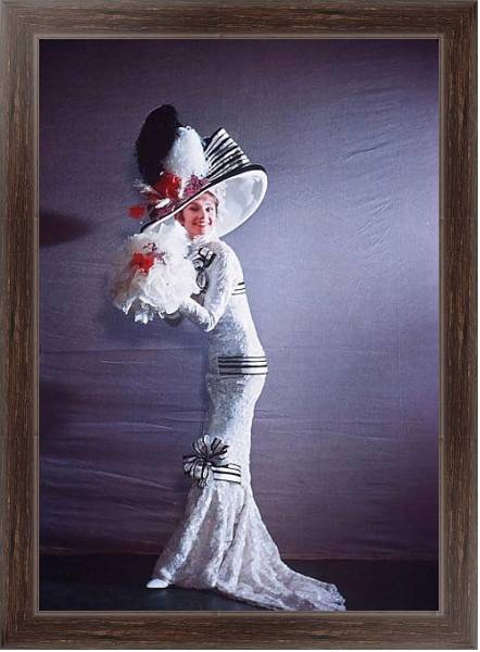 Постер Хепберн Одри 170 с типом исполнения На холсте в раме в багетной раме 221-02