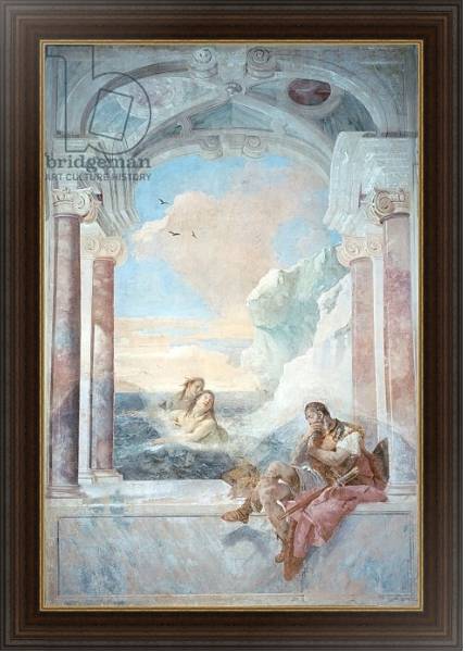 Постер Achilles consoled by his mother, Thetis, from 'The Iliad' by Homer, 1757 с типом исполнения На холсте в раме в багетной раме 1.023.151