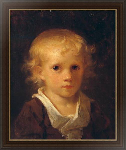 Постер Portrait of a Child 2 с типом исполнения На холсте в раме в багетной раме 1.023.151