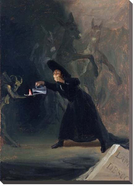 Постер A Scene from 'The Forcibly Bewitched' с типом исполнения На холсте без рамы
