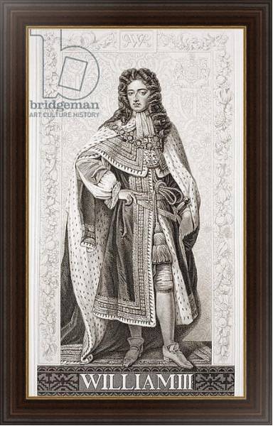 Постер William III from `Illustrations of English and Scottish History' Volume II с типом исполнения На холсте в раме в багетной раме 1.023.151