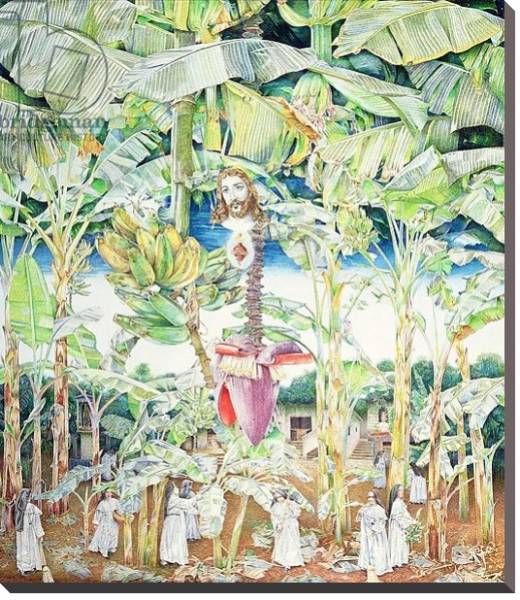 Постер Miraculous Vision of Christ in the Banana Grove, 1989 с типом исполнения На холсте без рамы