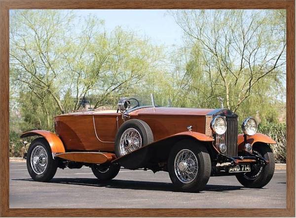 Постер Rolls-Royce Phantom Boattail Skiff (II) '1933 с типом исполнения На холсте в раме в багетной раме 1727.4310