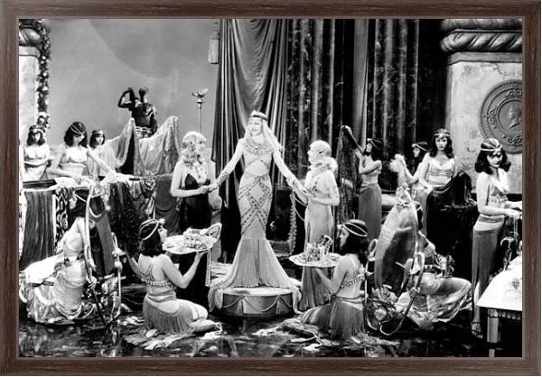 Постер Colbert, Claudette (Cleopatra) 3 с типом исполнения На холсте в раме в багетной раме 221-02