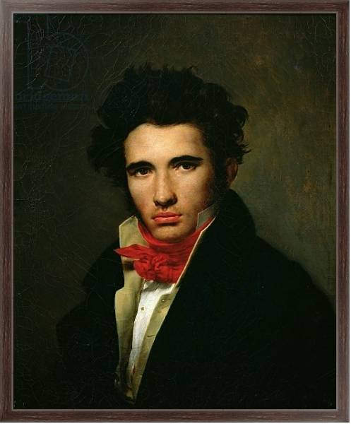 Постер Self Portrait, c.1818 с типом исполнения На холсте в раме в багетной раме 221-02