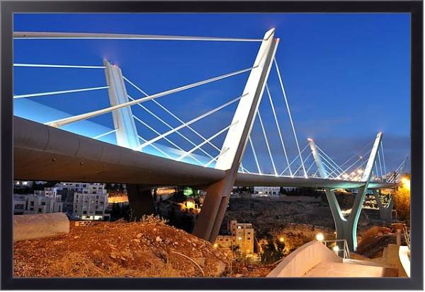 Постер Иордания. Амман. Мост с типом исполнения На холсте в раме в багетной раме 221-01