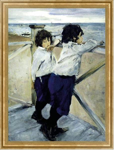 Постер Дети. 1899 с типом исполнения На холсте в раме в багетной раме NA033.1.051
