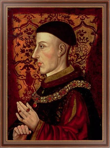 Постер Portrait of Henry V с типом исполнения На холсте в раме в багетной раме 35-M719P-83