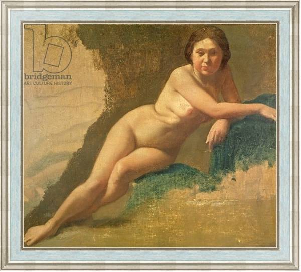 Постер Nude Study, c.1858-60 с типом исполнения На холсте в раме в багетной раме NA053.0.114