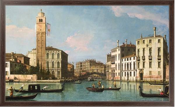 Постер Венеция - Вход в Каннареджо 2 с типом исполнения На холсте в раме в багетной раме 221-02