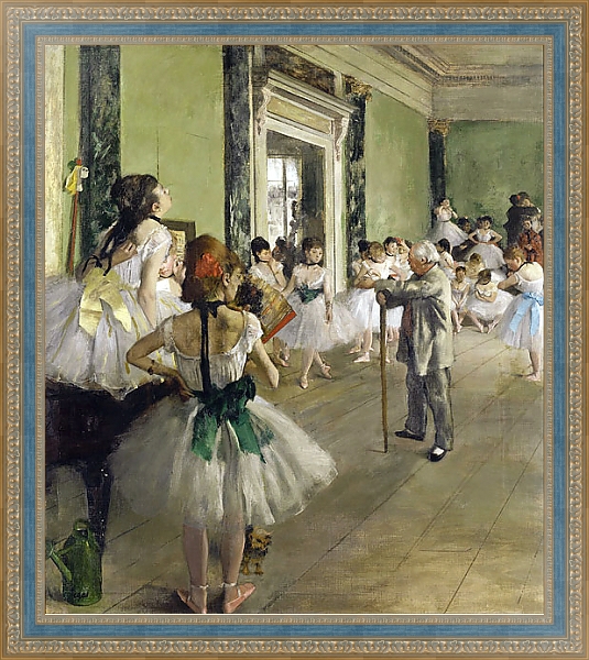 Постер Танцевальный класс 2 с типом исполнения На холсте в раме в багетной раме 484.M48.685