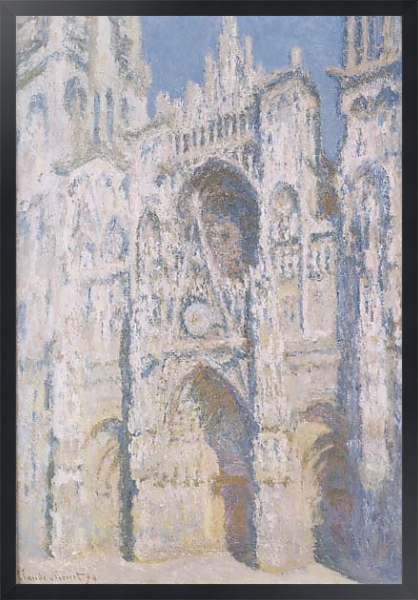 Постер Руанский собор в полдень с типом исполнения На холсте в раме в багетной раме 1727.8010