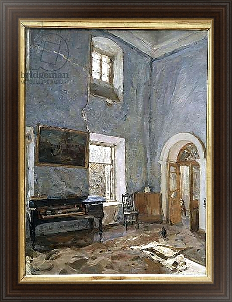 Постер The Hall in the Old House, The Obinskys' Estate, Belkino с типом исполнения На холсте в раме в багетной раме 1.023.151