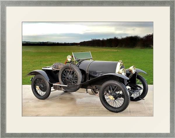 Постер Bugatti Type 18 ''Black Bess'' '1912–14 с типом исполнения Под стеклом в багетной раме 1727.2510