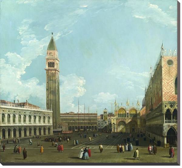 Постер Венеция - Пьязетта из Моло с типом исполнения На холсте без рамы