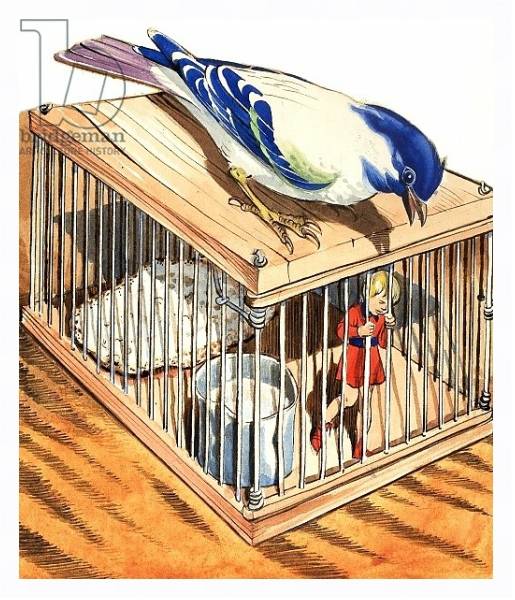 Постер Tom Thumb in a Bird Cage, 1957 с типом исполнения На холсте в раме в багетной раме 221-03