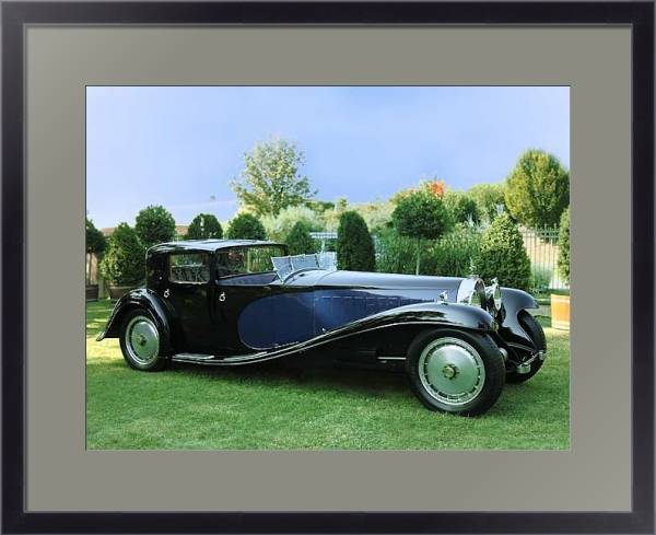 Постер Bugatti Type 41 Coupe de Ville '1929 с типом исполнения Под стеклом в багетной раме 221-01