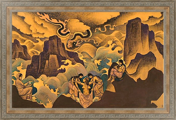 Постер Рождение мистерий.1924 с типом исполнения На холсте в раме в багетной раме 484.M48.310