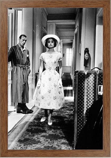 Постер Хепберн Одри 73 с типом исполнения На холсте в раме в багетной раме 1727.4310