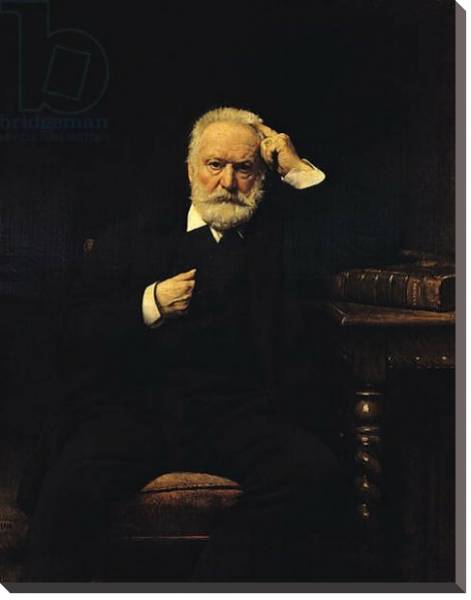 Постер Portrait of Victor Hugo 1879 с типом исполнения На холсте без рамы