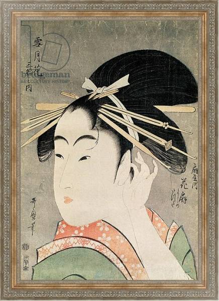 Постер Head of a Woman 4 с типом исполнения На холсте в раме в багетной раме 484.M48.310