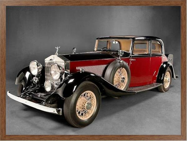 Постер Rolls-Royce Phantom Touring Saloon by Park Ward (II) '1934 с типом исполнения На холсте в раме в багетной раме 1727.4310