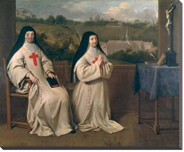 Постер Two Nuns с типом исполнения На холсте без рамы