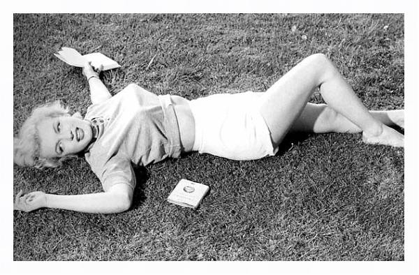 Постер Monroe, Marilyn 21 с типом исполнения На холсте в раме в багетной раме 221-03