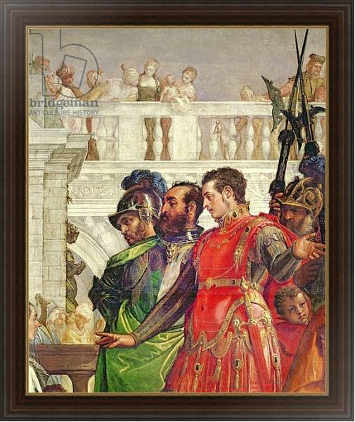Постер Family of Darius before Alexander the Great 2 с типом исполнения На холсте в раме в багетной раме 1.023.151
